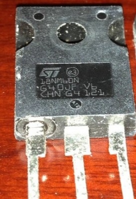 【原装拆机】18NM60N W18NM60 W18NK60 ST18N60 MOS场效应管 247