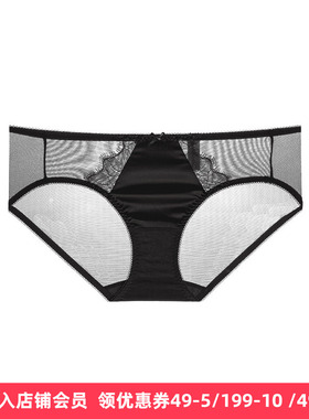梧桐本色正品邂逅65208 65209 配套中腰轻薄蕾丝花边角裤WK65211