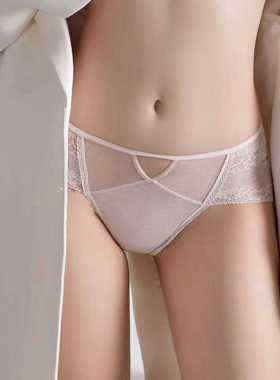 梧桐花开24630/24629/24627/24626配性感蕾丝中低腰平角裤Hk24631