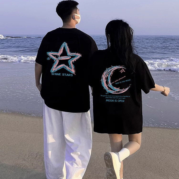 不一样的情侣装夏装T恤潮牌