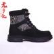 男秋冬厚底增高马丁靴子鞋 中式 改良高帮工装 鞋 官靴 无梦记新中式