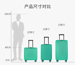 全铝镁合金20寸前开盖拉杆箱商务出差电脑登机箱万向轮轮旅行 新款