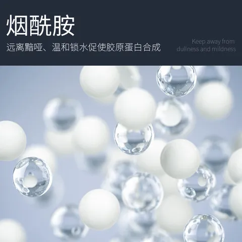 烟酰胺片男士保湿面膜冰菊盒装亮肤控油一件护肤品10黑膜