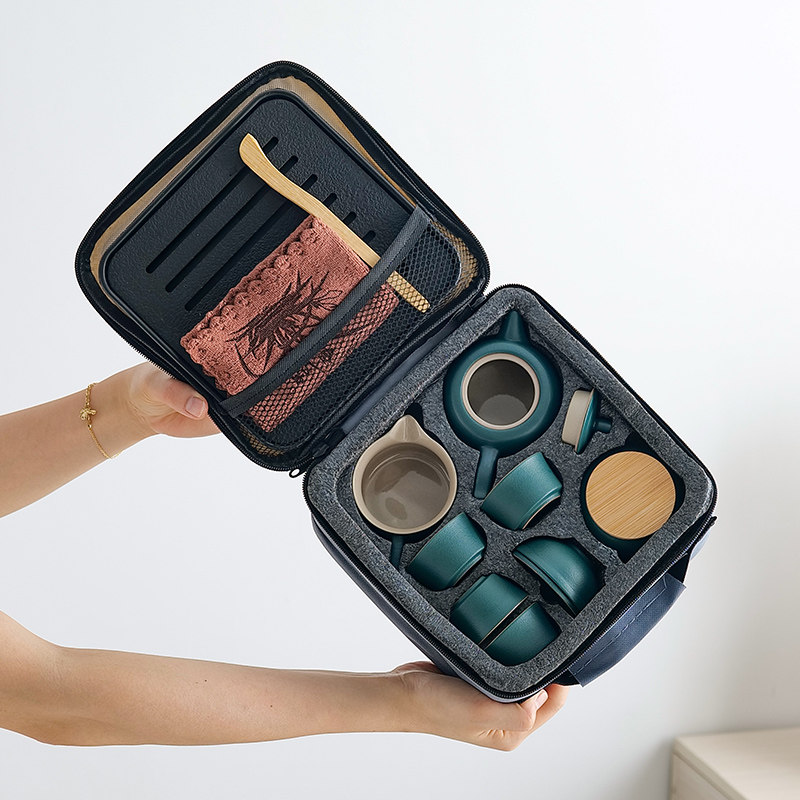 户外便携式旅行茶具套装功夫泡茶壶旅游露营喝茶装备小套礼品定制,餐饮具,旅行茶具,淘宝优惠券,粉丝福利购,淘宝优惠卷