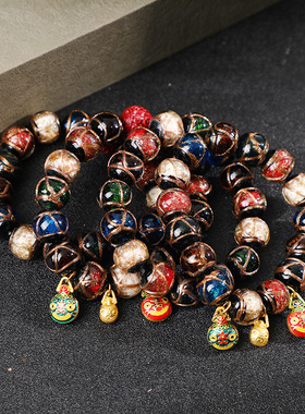 北京香灰琉璃手串手链