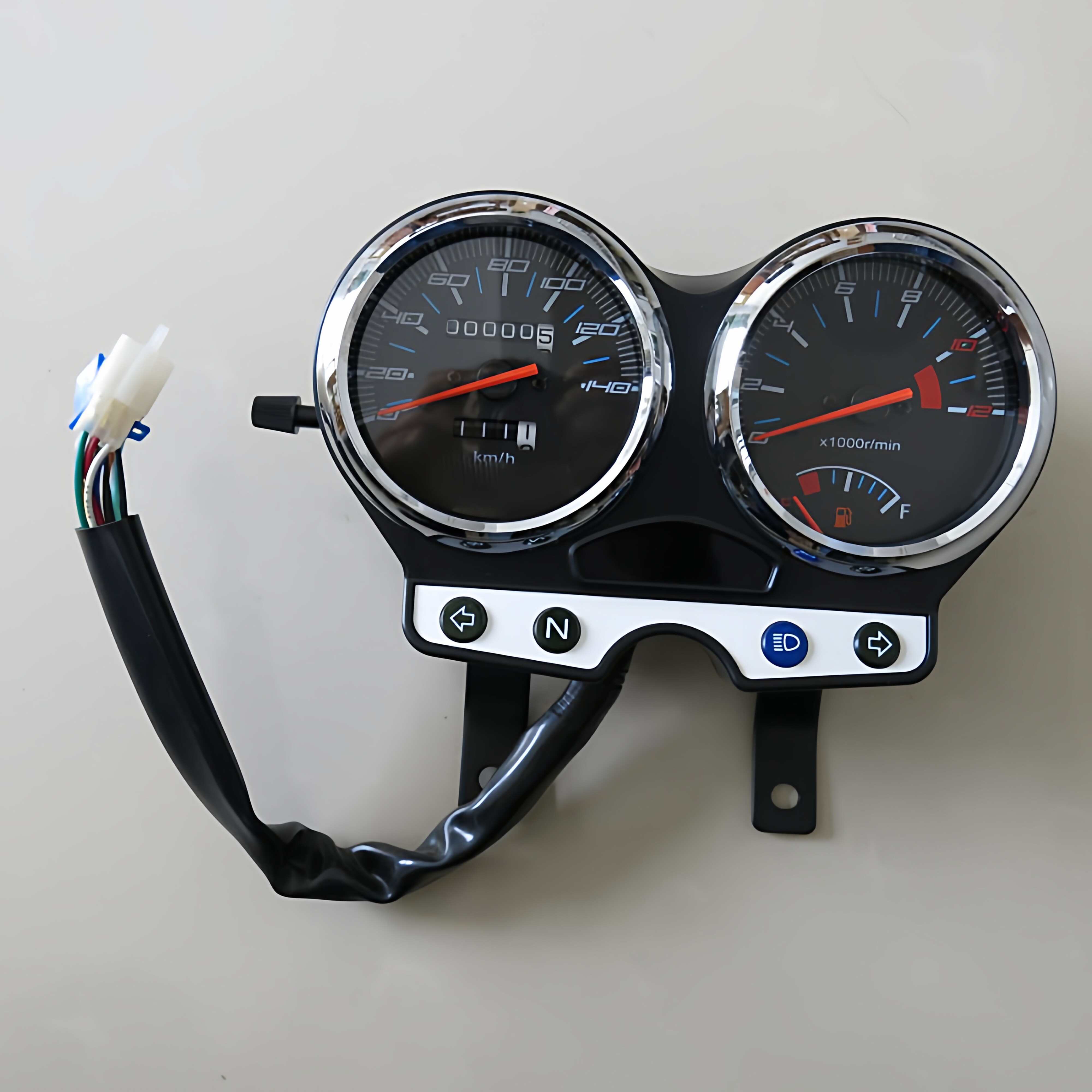适用铃木外星人GSX125里程表GSX150/-2圆灯款公里表米表仪表