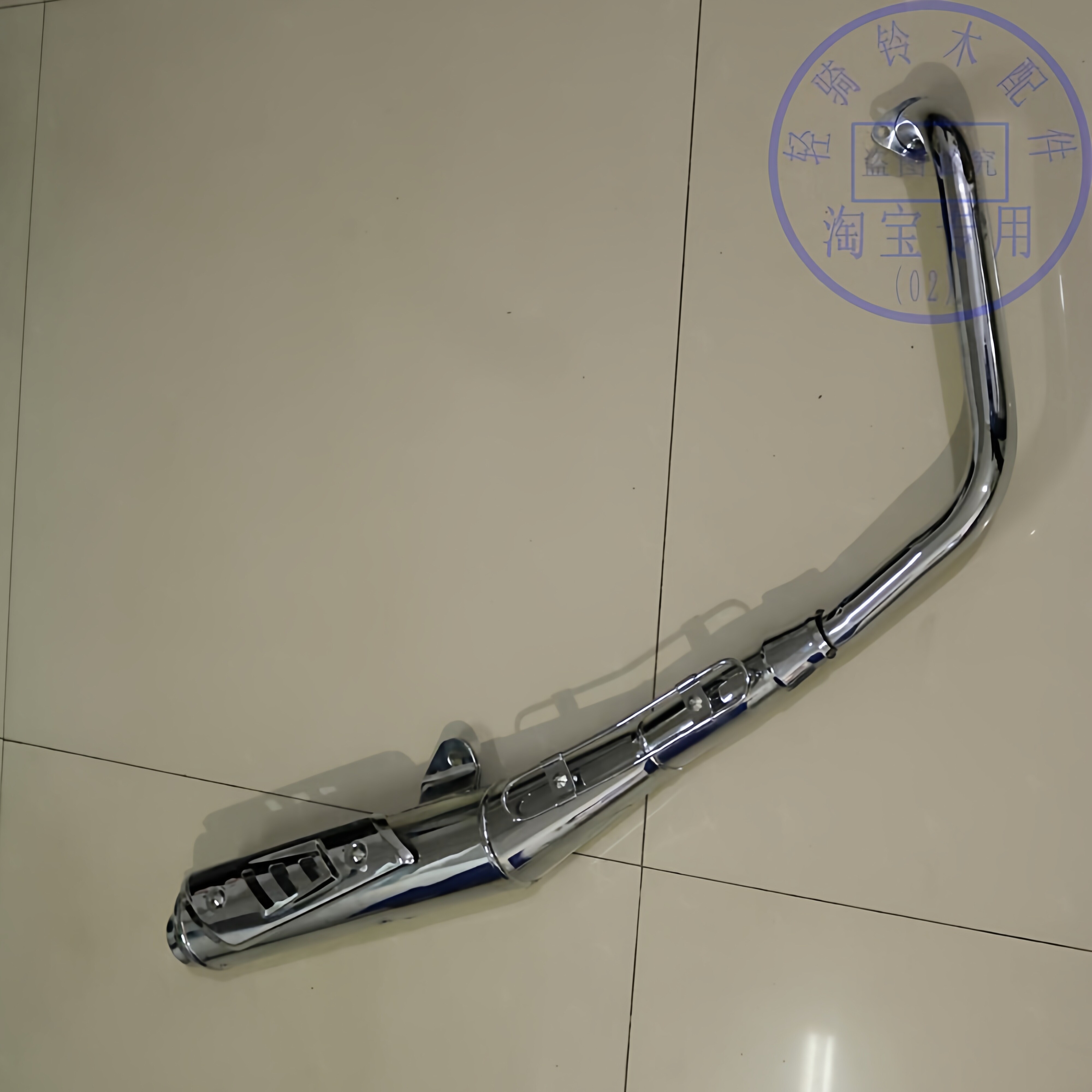 适用铃木骏驰GT125消音器排气管摩托车配件QS125-5/5C消声器烟囱