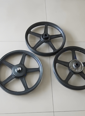 适用铃木骏驰GT125X轮圈摩托前轮毂QS125-5G/H后轮毂黑灰色铝轮锅