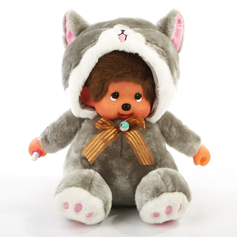 清仓特价正版蒙奇奇公仔大号毛绒玩具娃娃萌奇奇女孩生日节日礼物