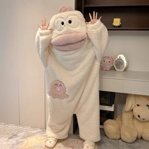 白色小丑鱼睡衣连体家居服搞怪