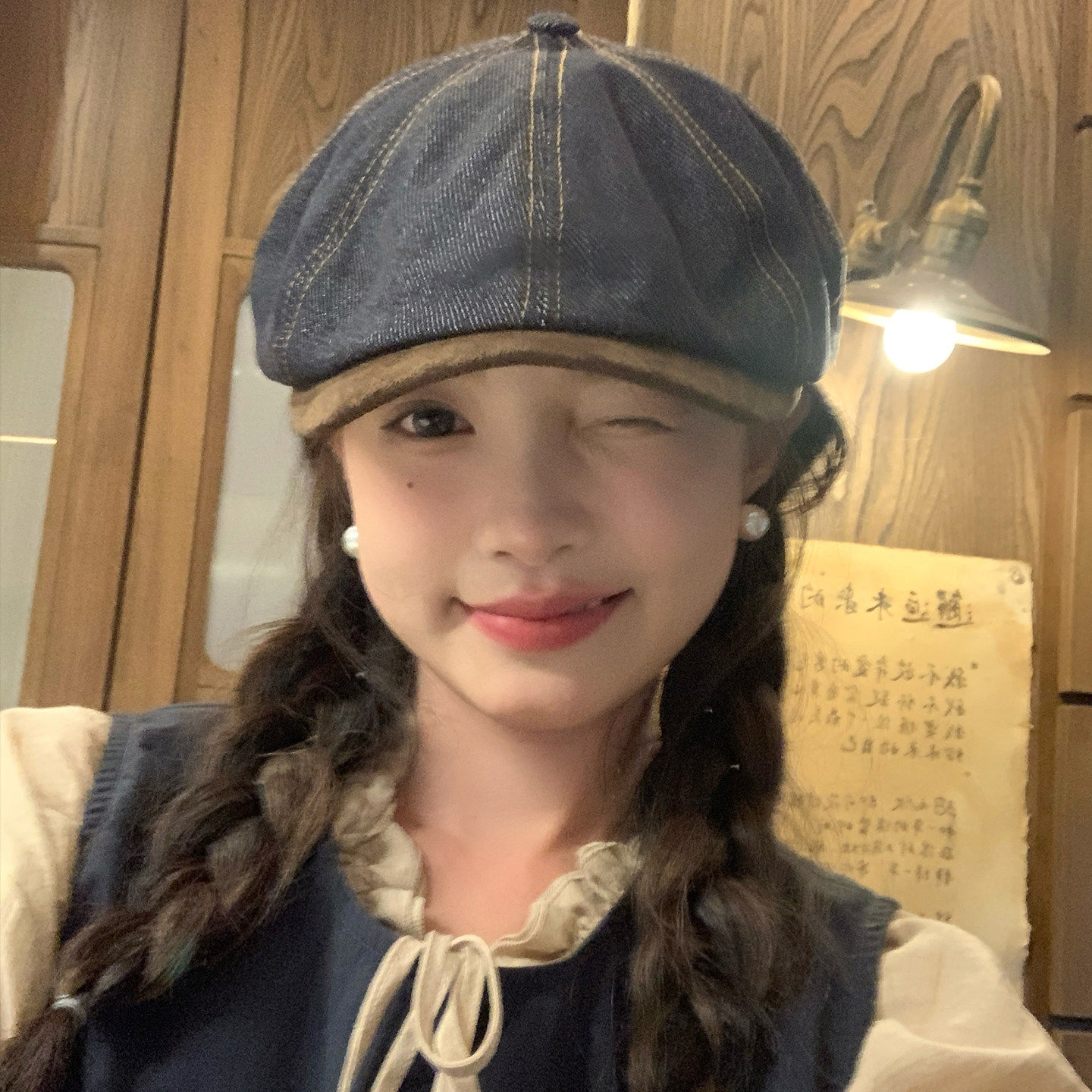 2026新款韩版牛仔前进帽
