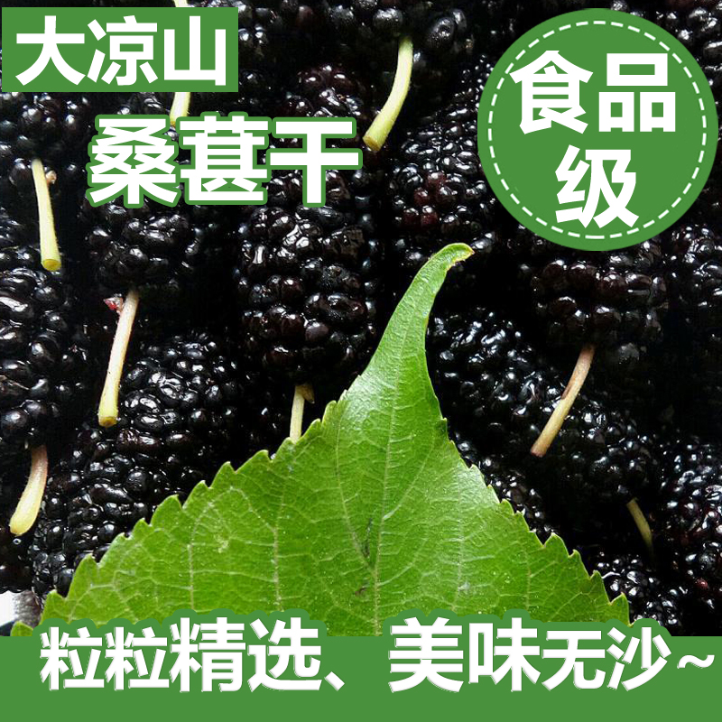 桑葚干大凉山特级无沙纯天然