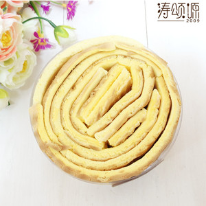 涛颂源 无蔗糖无油木糖醇食品 木鱼花紫薯香芋沙拉肉松虎皮卷蛋糕