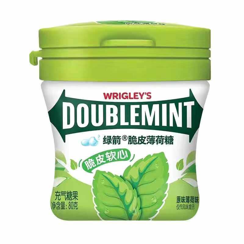 脆皮薄荷味口香糖绿箭
