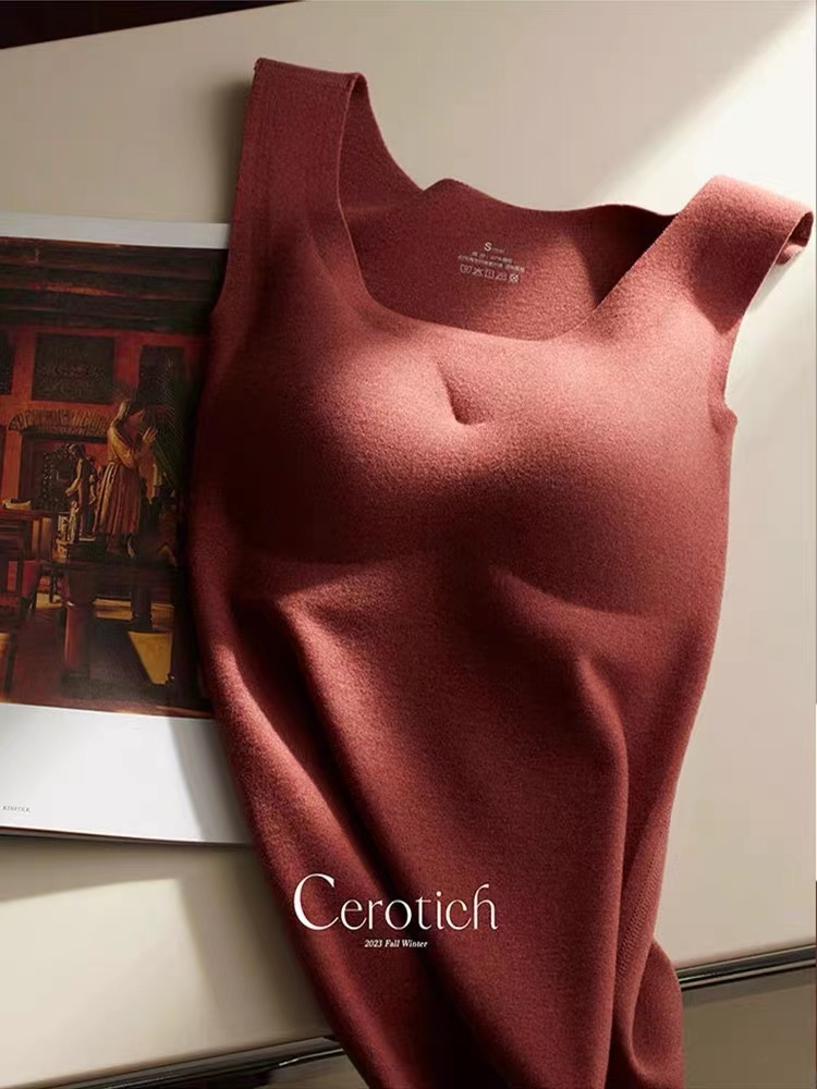 法国趣安芬德绒保暖背心女3A