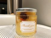 竖条纹玻璃瓶花胶瓶燕窝瓶鱼胶密封带盖甜品酸奶杯现炖炖品包装 瓶