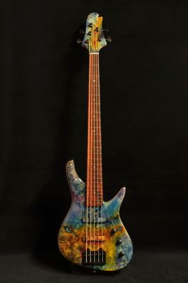 【已售 可定制】Sugi NB5C “星云”Buckeye擦色 Bass 贝斯
