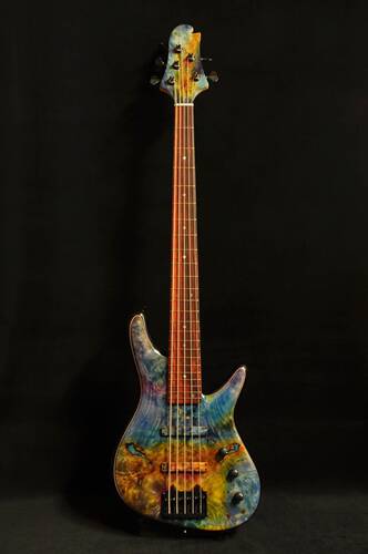 【已售 可定制】Sugi NB5C “星云”Buckeye擦色 Bass 贝斯