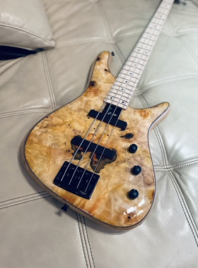 【已售】Sugi NB4BM 贝斯Bass Buckeye贴面 擦色主题“暖玉”