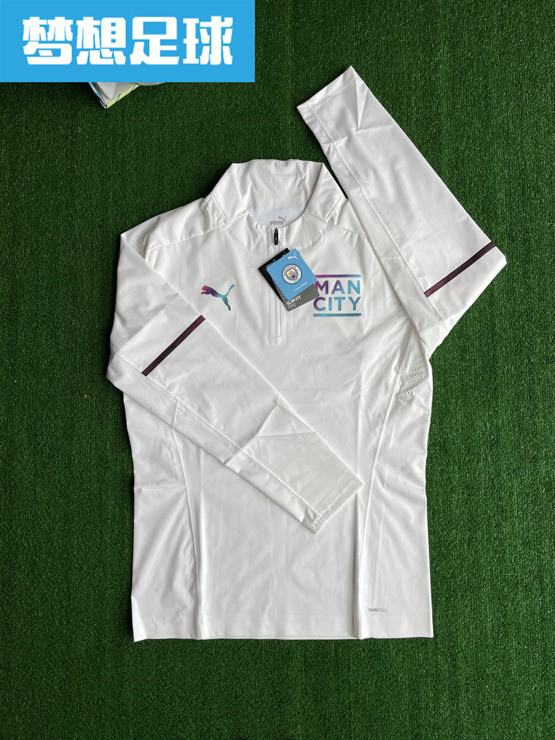 曼彻斯特城2122半拉链训练防水