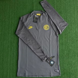 半拉链拇指扣长袖 球员版 国际米兰1920赛季 训练AO5191 梦想足球