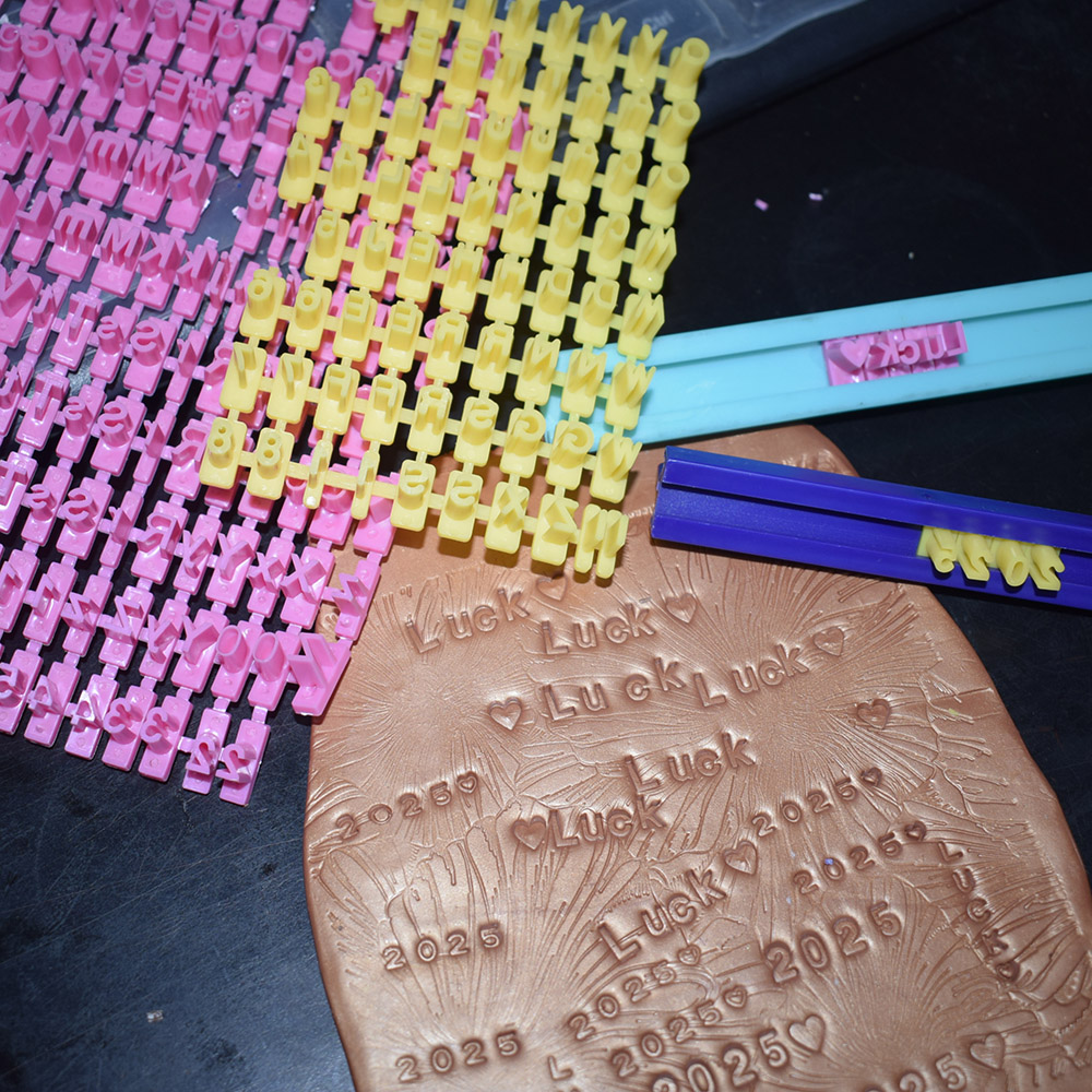 活字印模套装 数字/字母/符号印章软陶泥黏土DIY手作模型定制工具