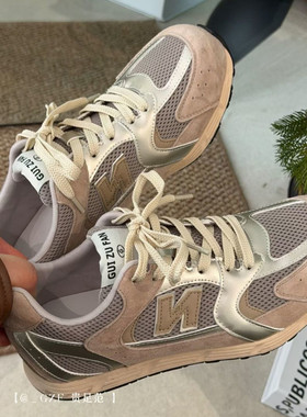 复古网面运动鞋德训鞋女真皮2026新款透气轻便休闲鞋百搭阿甘鞋女