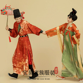 汉服情侣主题中国风仙气宫夜宴古典摄影套装 新款 影楼复古唐制古装