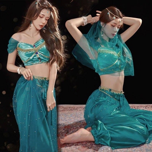 异域风情西域舞姬印度肚皮舞服女神茉莉公主复古民族风影楼写真服