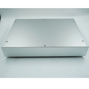 全铝机箱 喷砂全白色 解码 前级功放 铝外壳 器外壳 375MM269MM