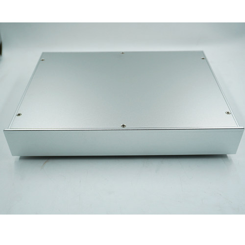 全铝机箱解码器外壳功放喷砂白色