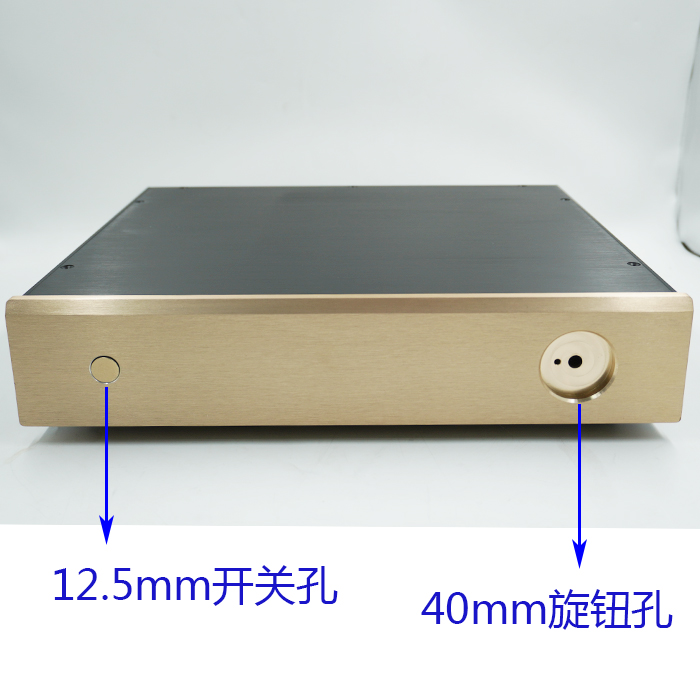 372功放铝机箱解码器外壳前后级