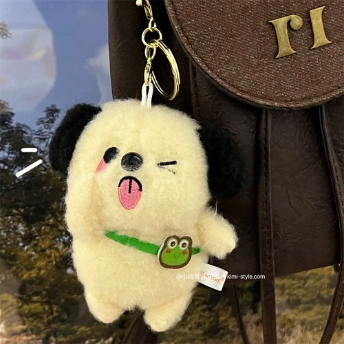 Милый пирсинг для языка, плюшевый аксессуар на рюкзак, подвеска, креативная кукла, брелок