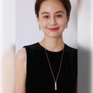 muer沐耳WinnieTang四周年店庆款·天然珍珠耳钉多珠耳饰项链戒指