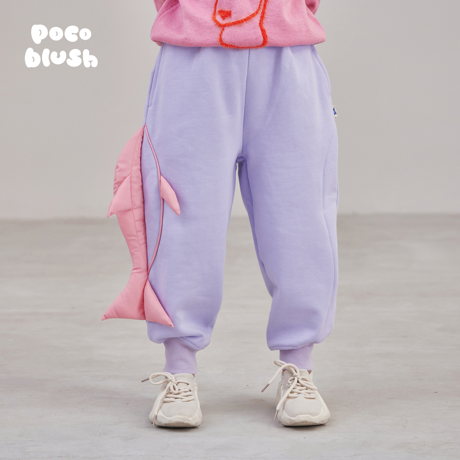 尼斯湖系列男女童全棉加绒厚裤子