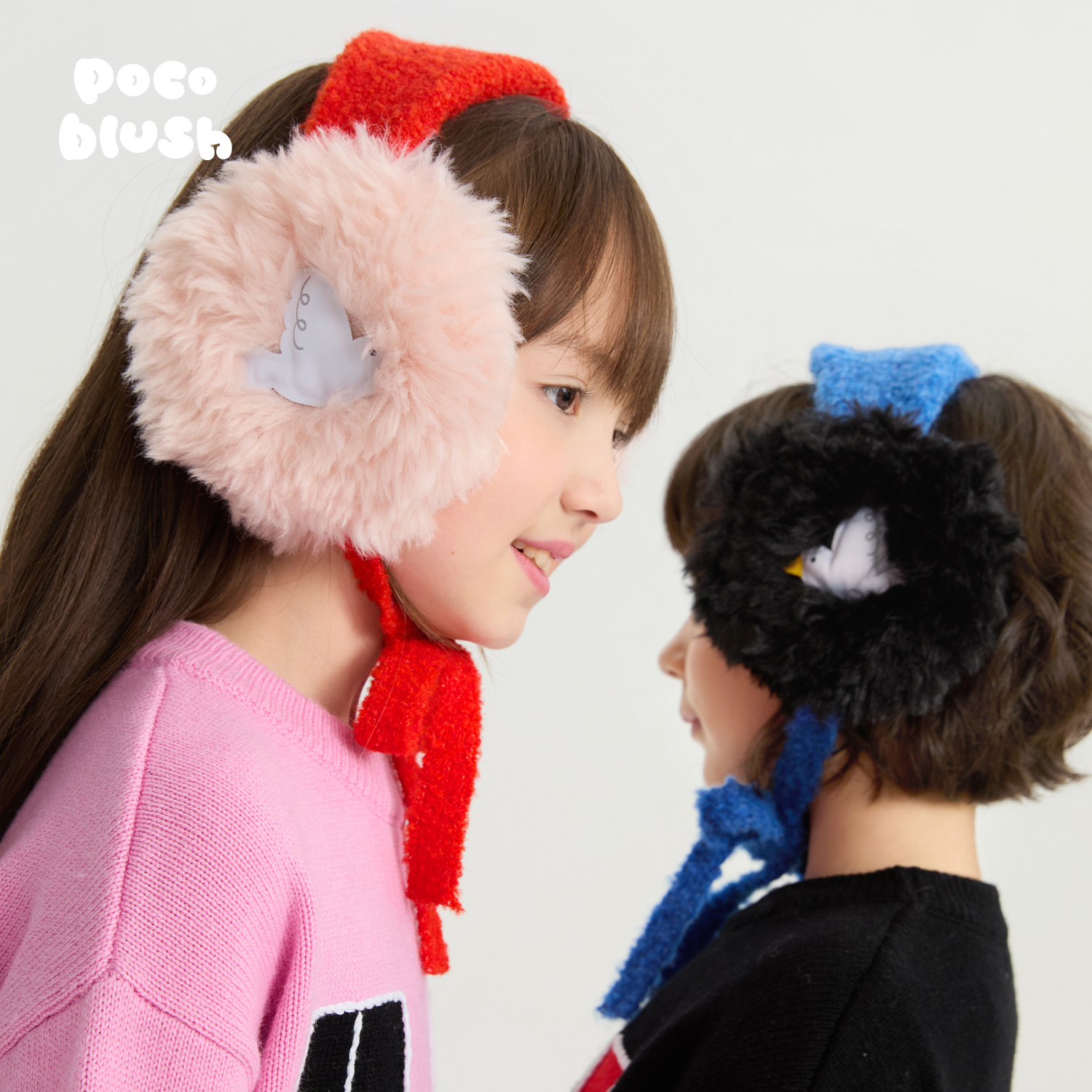 【小鸟的悄悄话】毛绒耳罩女童冬