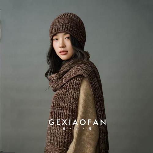 格小梵 ·韩系复古针织帽&middot保暖毛线帽子百搭显脸小包头帽