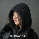 格小梵 ·100%羊毛针织巴拉克拉法帽子冬保暖帽防寒护颈围脖一体