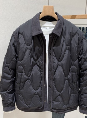 男士翻领羽绒服2026冬季新款青年流行90绒加两件修身短款羽绒服男