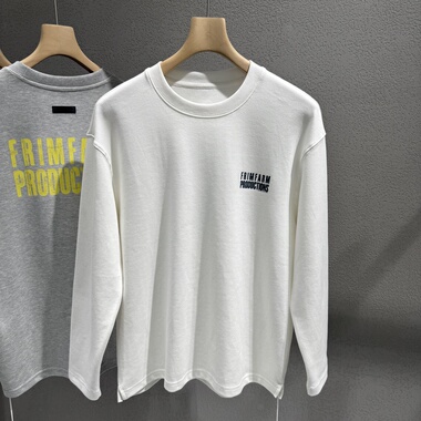 男士长袖T恤2026春季新款青年流行圆领套头休闲字母打底衫上衣男