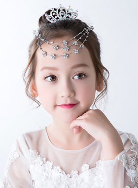 儿童韩版镶钻舞蹈表演额饰公主链