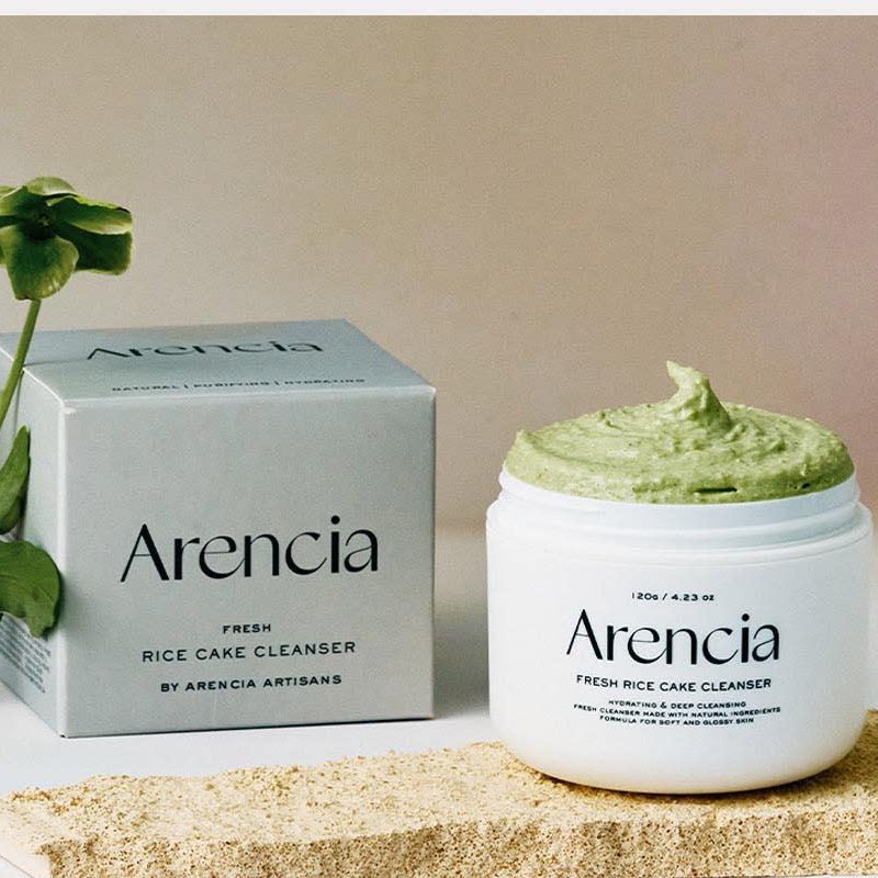 韩国代购江南皮肤科Arencia米糕天然植物洁面膏洗面奶深层清洁