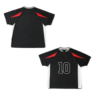 男女同款 美潮SS26联名系列圆领撞色饰带科技网眼面料廓形短袖 T恤