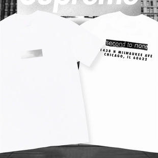 芝加哥开业限定白银Bogo短袖 ZUPONE T恤 Tee Logo Chicago Box