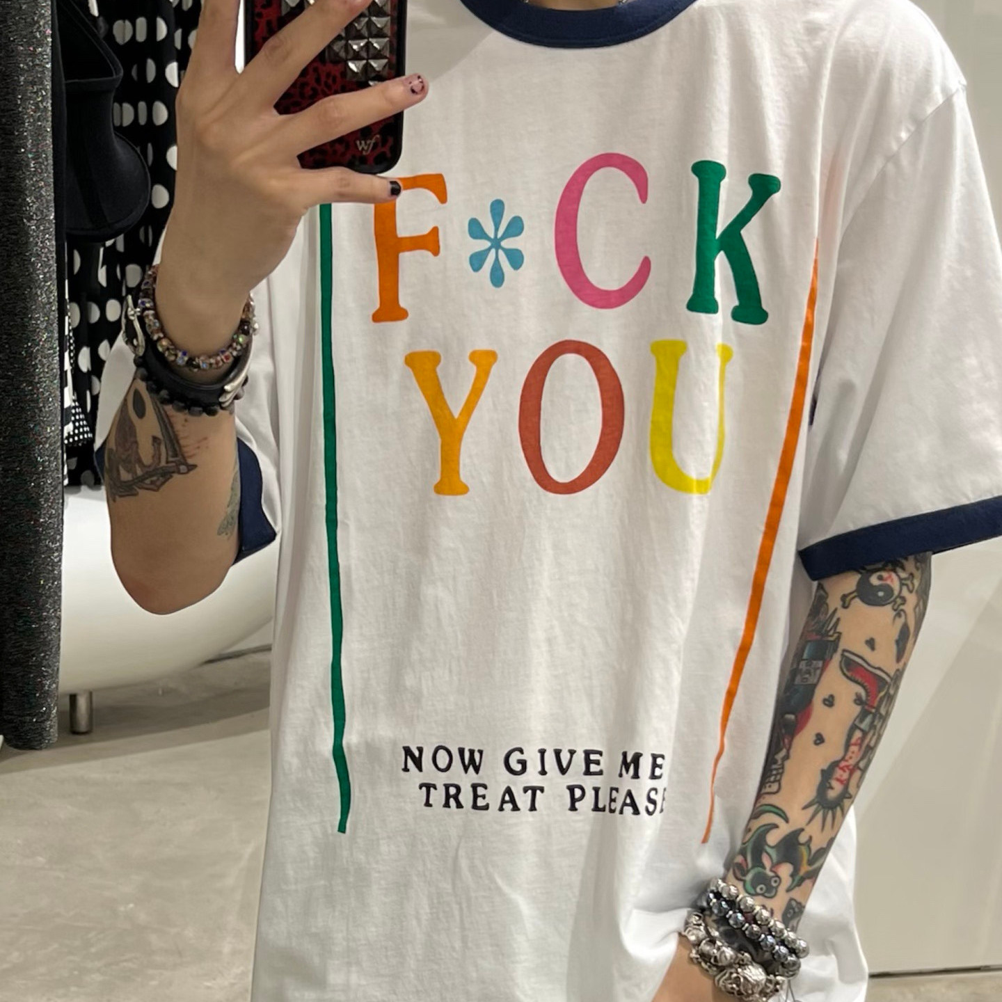 联名款SS26 RINGER S/S TOP TEE脏话趣味字母短袖T恤 男女同款图片