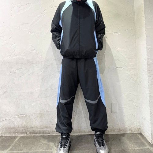 美潮SS26联名款TRACK JACKET 立领拼接撞色徽标夹克外套 男女同款