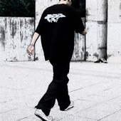 SURFWALK 情侣款 PIGMENT TEE经典 24SS t恤 DYED 冲浪小人印花短袖