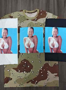 美潮联名款Aphex Twin Windowlicker TEE背面英文logo人物短袖T恤