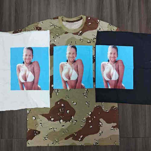 美潮联名款Aphex Twin Windowlicker TEE背面英文logo人物短袖T恤
