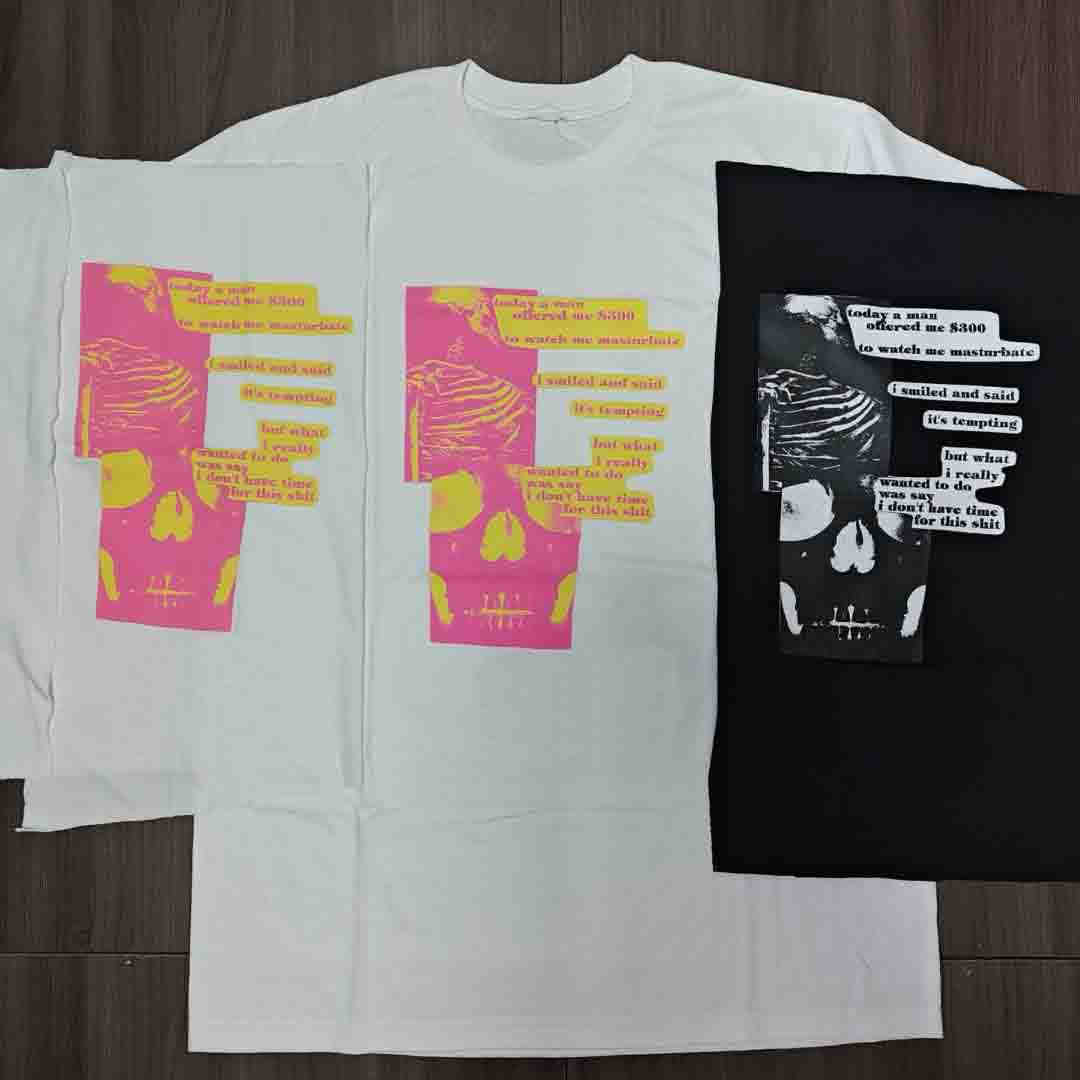 美潮SS25 WEEK1 Anatomy Tee胸前骨头印花图案舒适美式短袖T恤